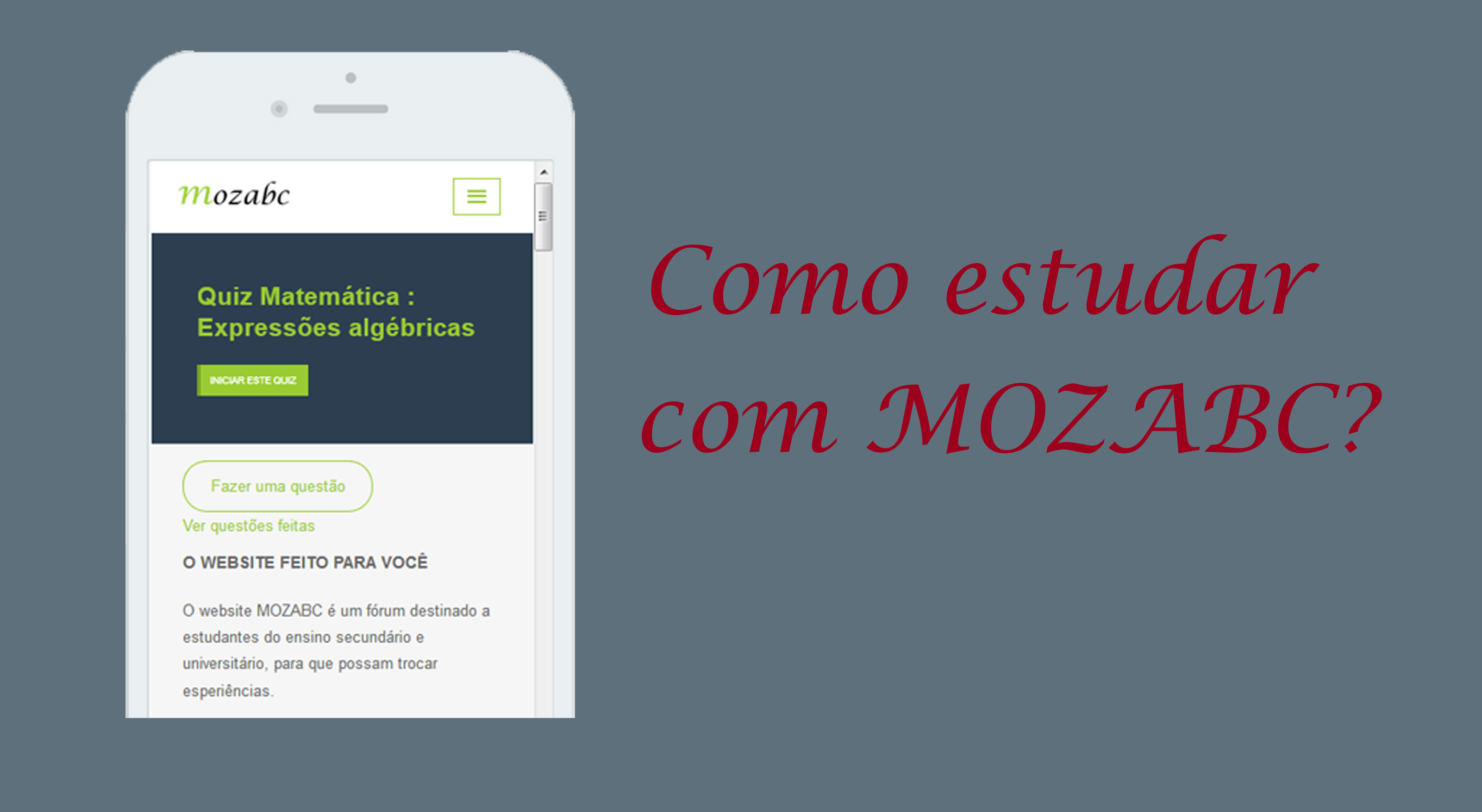 Como estudar com mozabc?